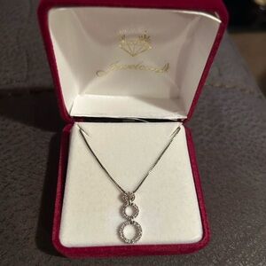 Silver 18” Necklace with Infinity Pendant